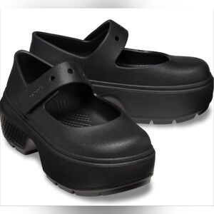 Black Platform Mary Jane Shoes